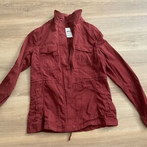 Sonoma Women's Burgundy Utility Jacket